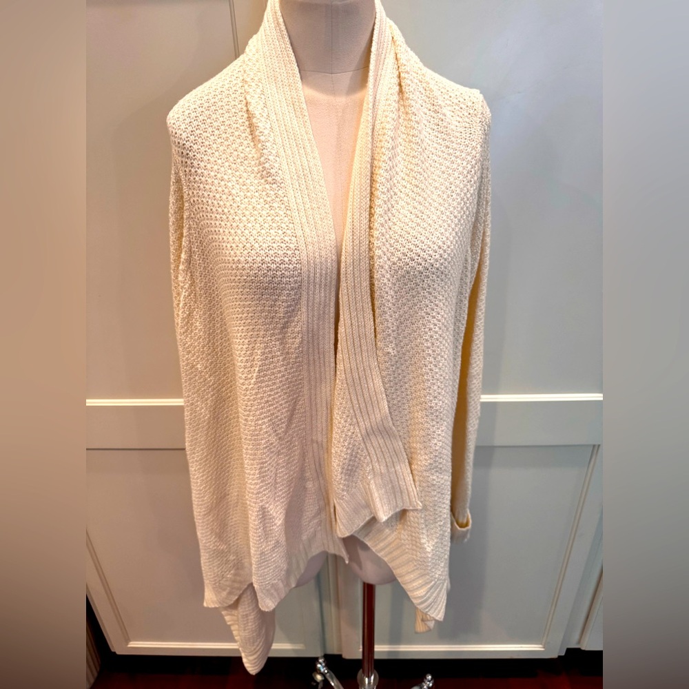 Talbots Cream Women's Sweater Cardigan
